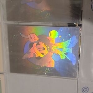 Mickey Mouse 91 Sorcerer Disney Trading Card Double Sided Hologram Walt Disney
